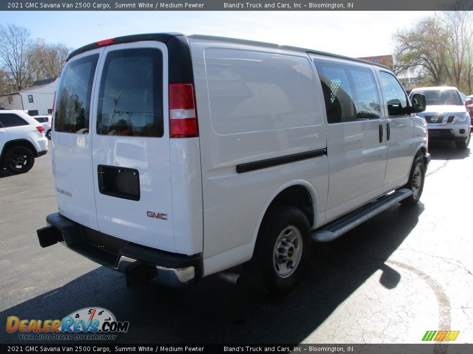 2021 GMC Savana Van 2500 Cargo Summit White / Medium Pewter Photo #4