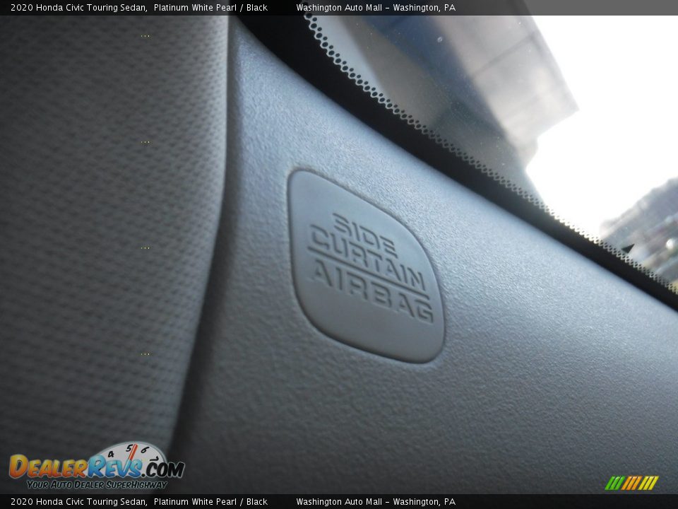 2020 Honda Civic Touring Sedan Platinum White Pearl / Black Photo #25