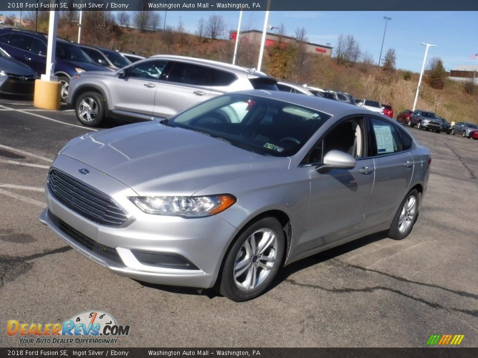 2018 Ford Fusion SE Ingot Silver / Ebony Photo #5