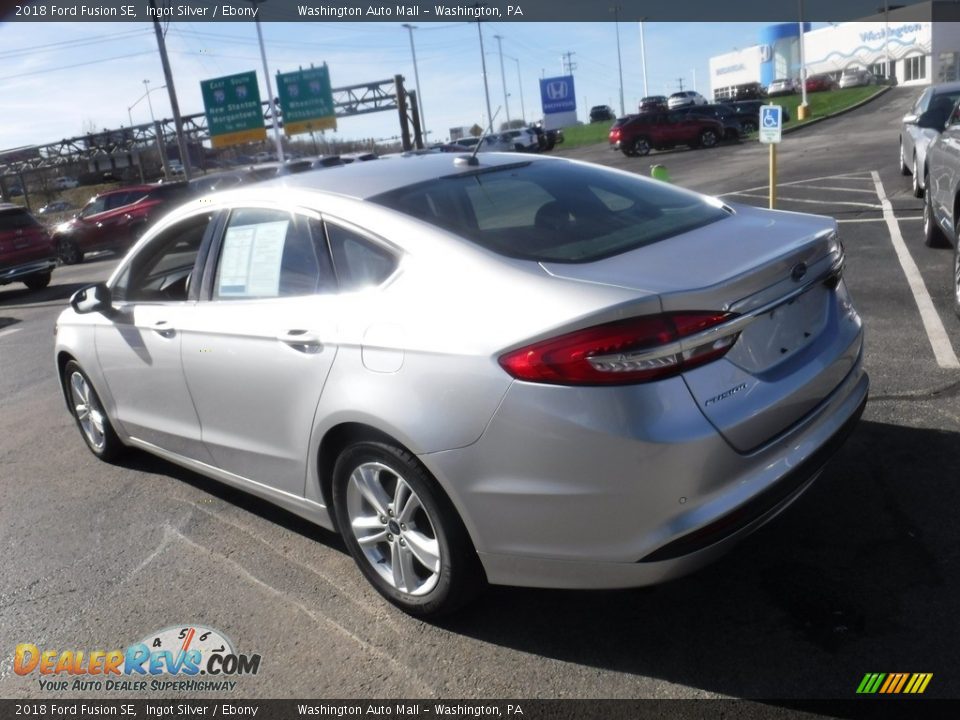 2018 Ford Fusion SE Ingot Silver / Ebony Photo #8