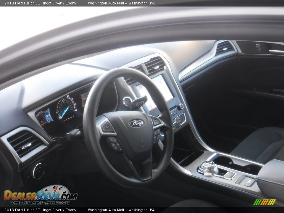 2018 Ford Fusion SE Ingot Silver / Ebony Photo #13