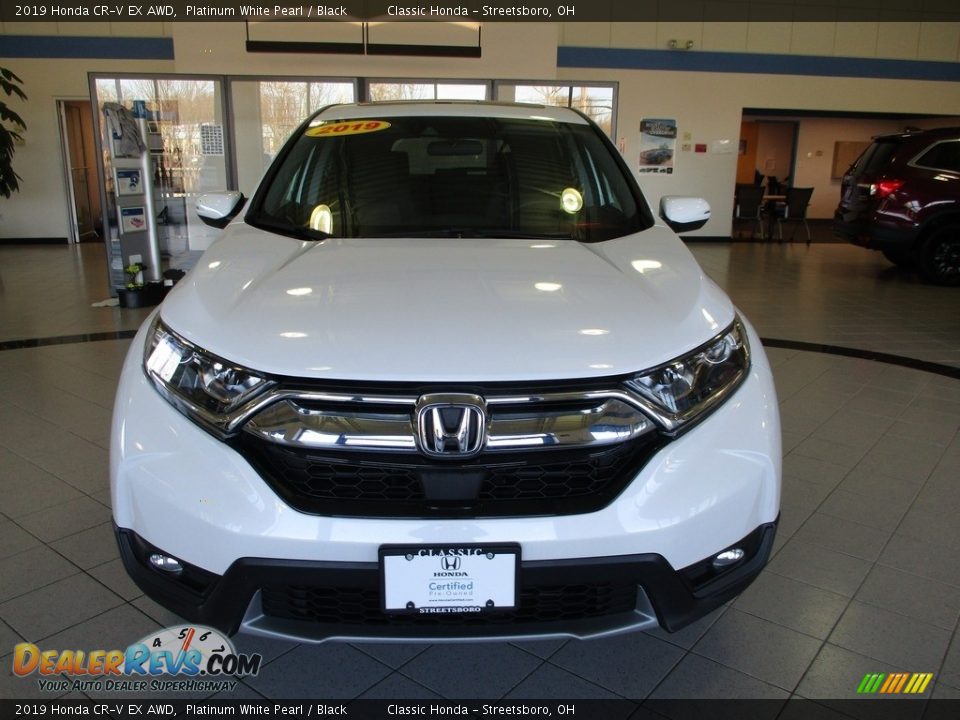 2019 Honda CR-V EX AWD Platinum White Pearl / Black Photo #2