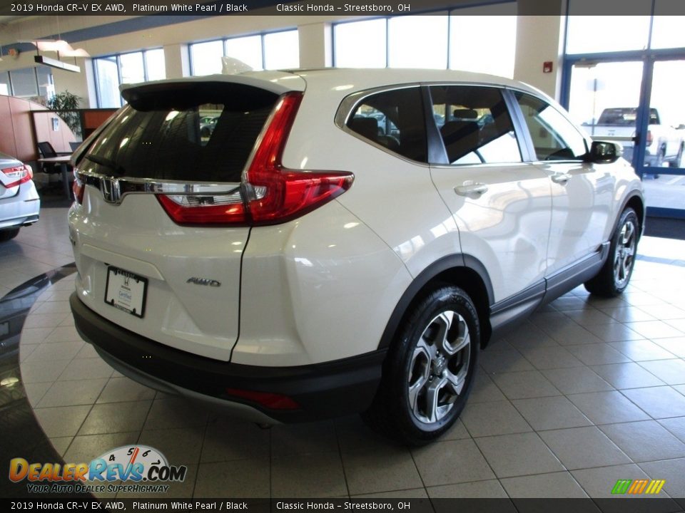 2019 Honda CR-V EX AWD Platinum White Pearl / Black Photo #7