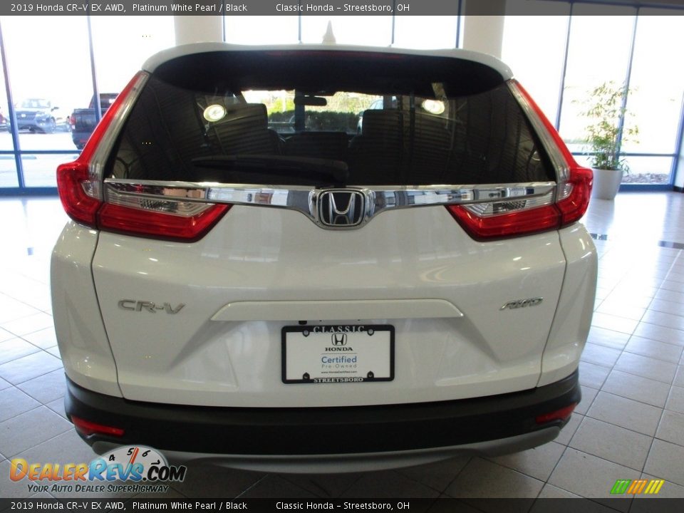 2019 Honda CR-V EX AWD Platinum White Pearl / Black Photo #8