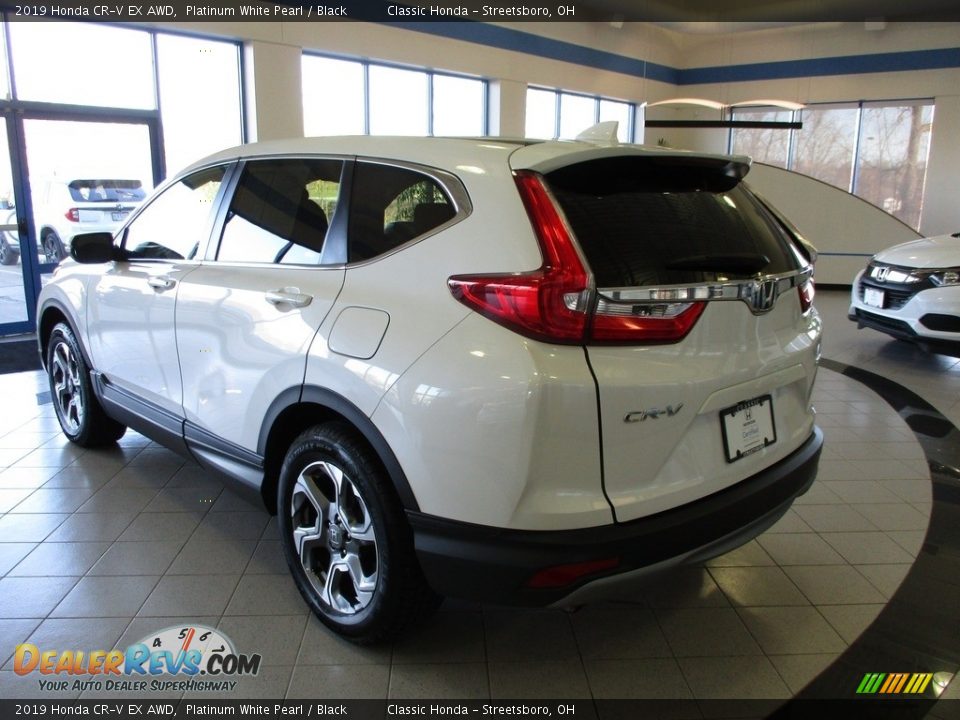 2019 Honda CR-V EX AWD Platinum White Pearl / Black Photo #9