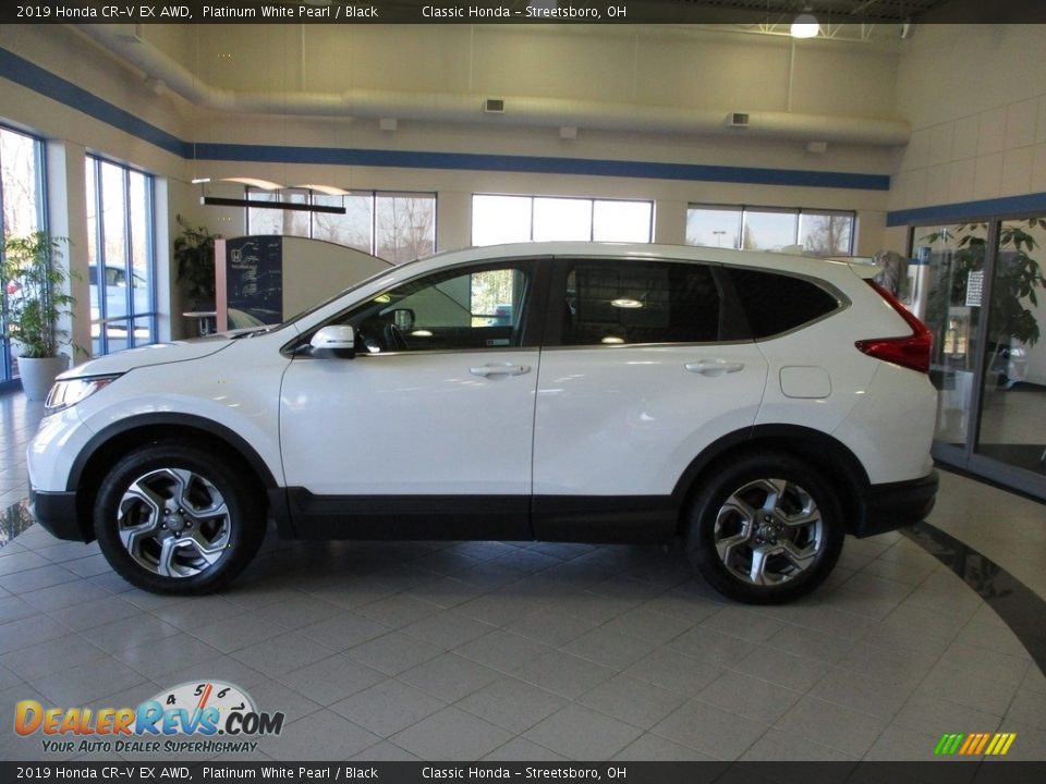 2019 Honda CR-V EX AWD Platinum White Pearl / Black Photo #10