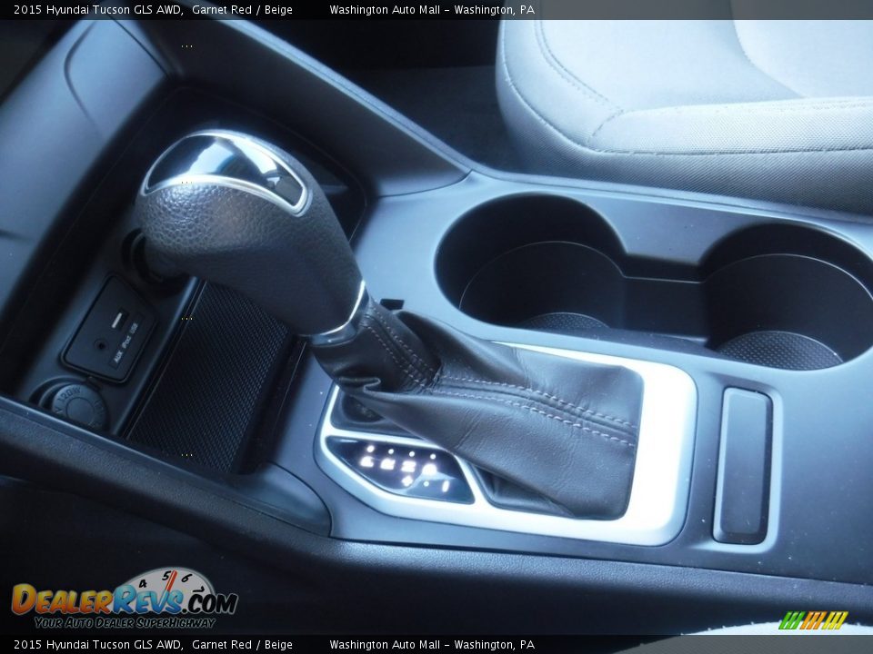 2015 Hyundai Tucson GLS AWD Garnet Red / Beige Photo #16