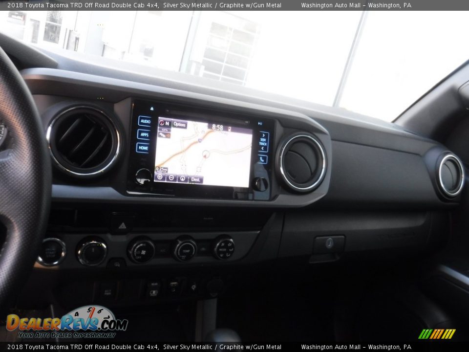 2018 Toyota Tacoma TRD Off Road Double Cab 4x4 Silver Sky Metallic / Graphite w/Gun Metal Photo #3