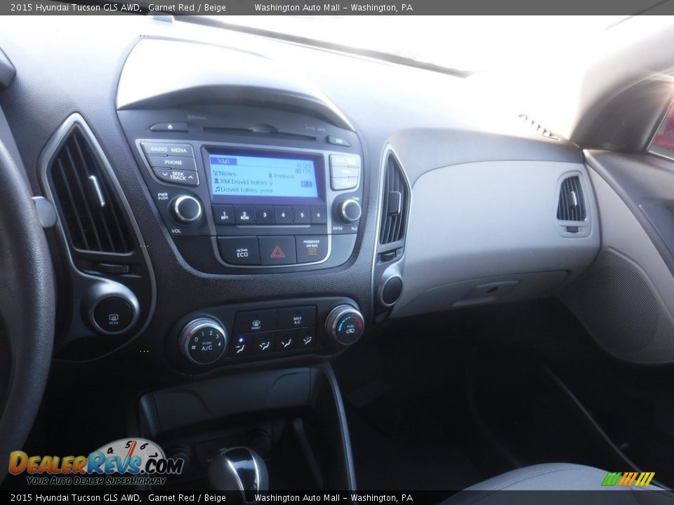 2015 Hyundai Tucson GLS AWD Garnet Red / Beige Photo #17