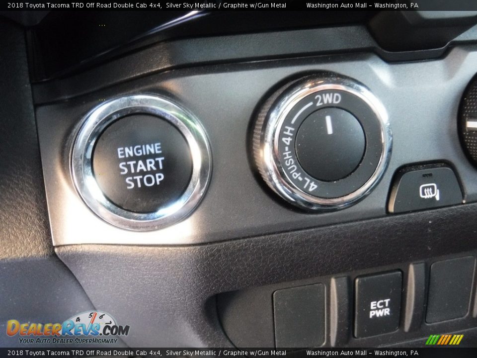 2018 Toyota Tacoma TRD Off Road Double Cab 4x4 Silver Sky Metallic / Graphite w/Gun Metal Photo #4