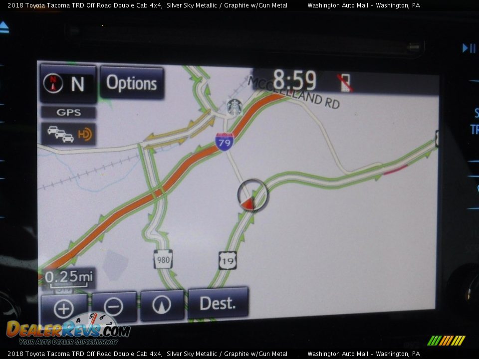 2018 Toyota Tacoma TRD Off Road Double Cab 4x4 Silver Sky Metallic / Graphite w/Gun Metal Photo #5