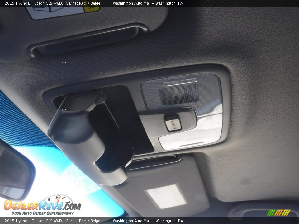 2015 Hyundai Tucson GLS AWD Garnet Red / Beige Photo #19