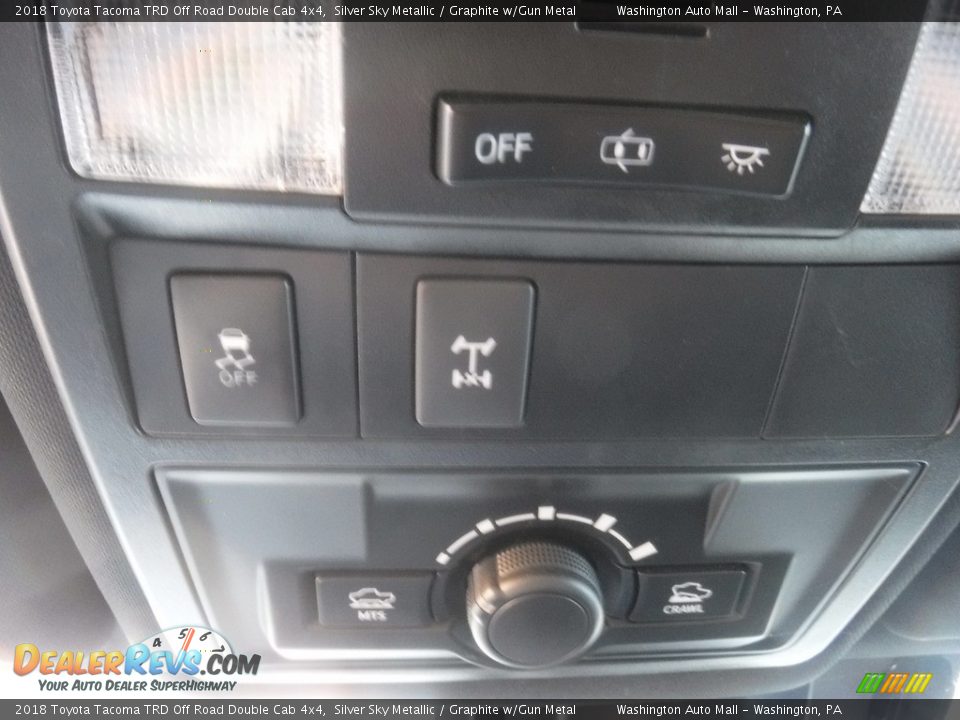 2018 Toyota Tacoma TRD Off Road Double Cab 4x4 Silver Sky Metallic / Graphite w/Gun Metal Photo #7