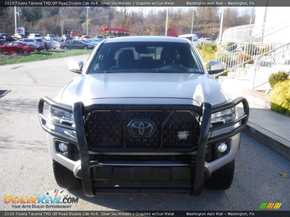 2018 Toyota Tacoma TRD Off Road Double Cab 4x4 Silver Sky Metallic / Graphite w/Gun Metal Photo #10