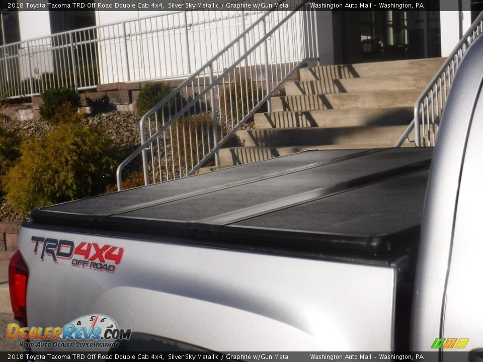 2018 Toyota Tacoma TRD Off Road Double Cab 4x4 Silver Sky Metallic / Graphite w/Gun Metal Photo #12