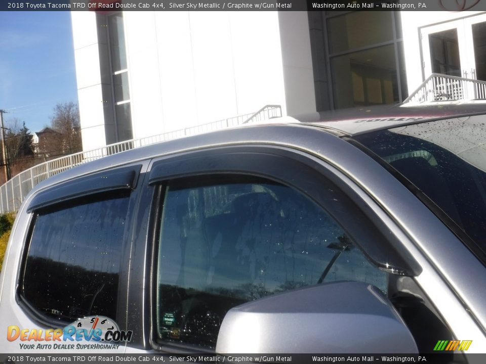 2018 Toyota Tacoma TRD Off Road Double Cab 4x4 Silver Sky Metallic / Graphite w/Gun Metal Photo #15