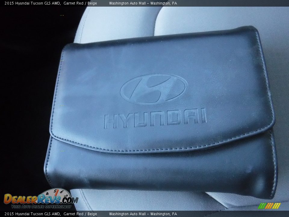 2015 Hyundai Tucson GLS AWD Garnet Red / Beige Photo #30