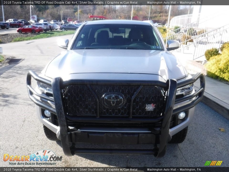 2018 Toyota Tacoma TRD Off Road Double Cab 4x4 Silver Sky Metallic / Graphite w/Gun Metal Photo #16