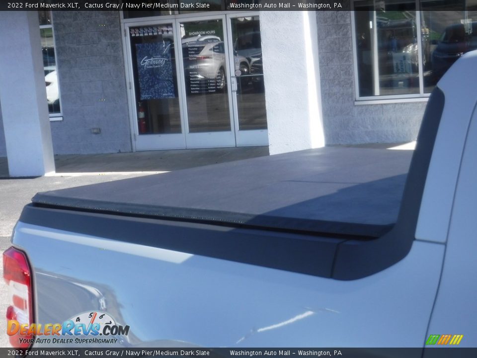 2022 Ford Maverick XLT Cactus Gray / Navy Pier/Medium Dark Slate Photo #3