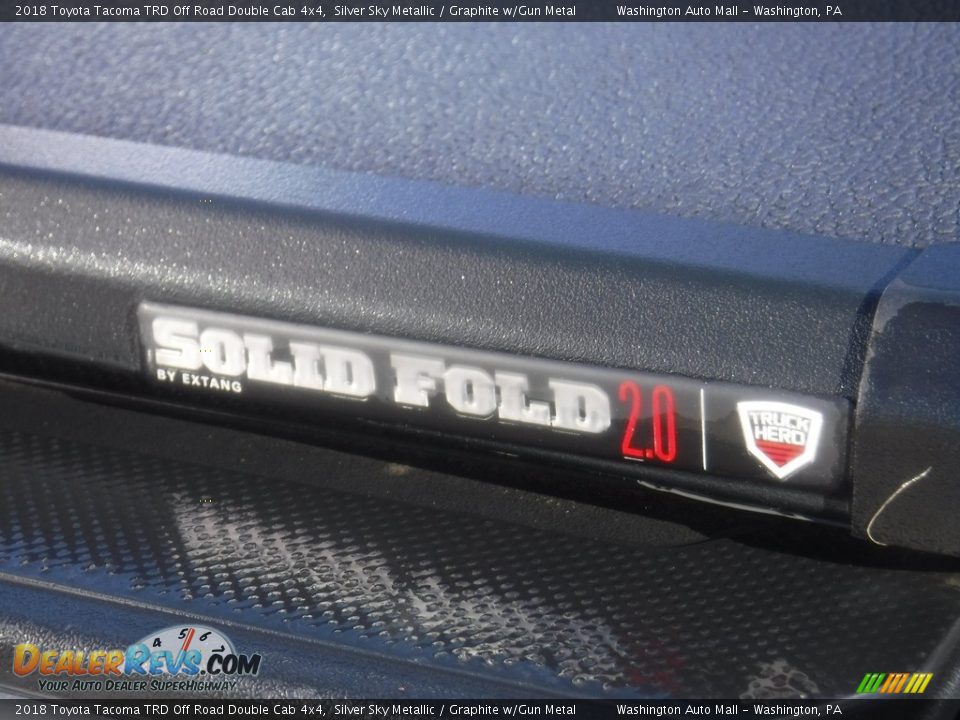 2018 Toyota Tacoma TRD Off Road Double Cab 4x4 Silver Sky Metallic / Graphite w/Gun Metal Photo #21