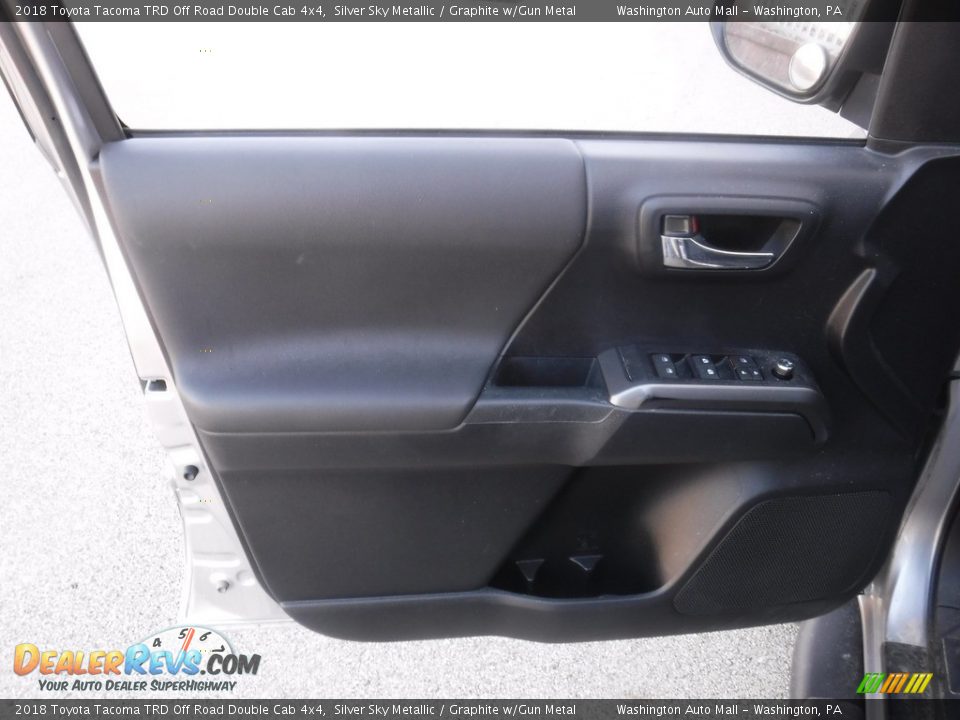 2018 Toyota Tacoma TRD Off Road Double Cab 4x4 Silver Sky Metallic / Graphite w/Gun Metal Photo #22