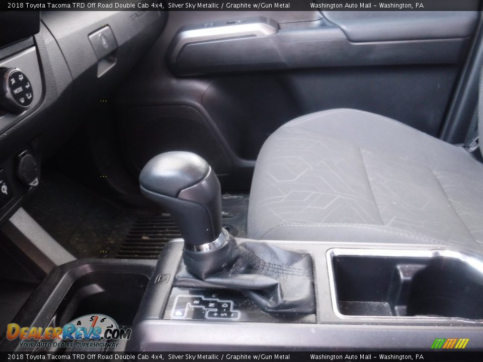 2018 Toyota Tacoma TRD Off Road Double Cab 4x4 Silver Sky Metallic / Graphite w/Gun Metal Photo #24