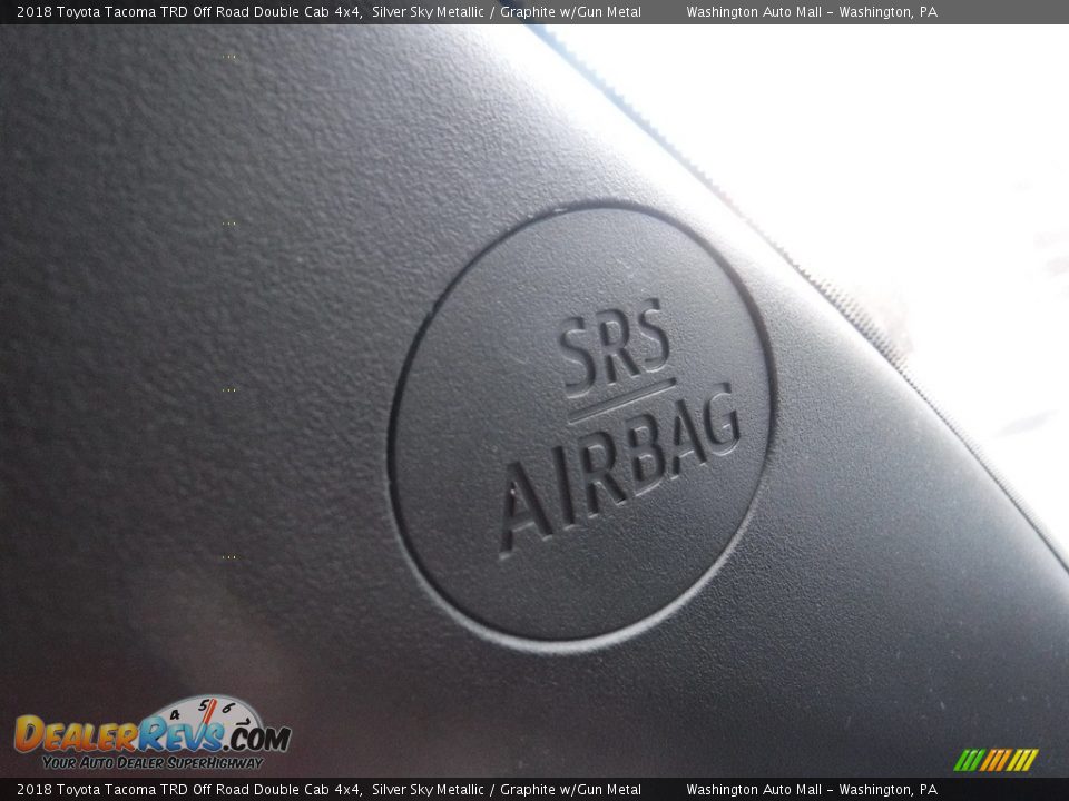 2018 Toyota Tacoma TRD Off Road Double Cab 4x4 Silver Sky Metallic / Graphite w/Gun Metal Photo #25