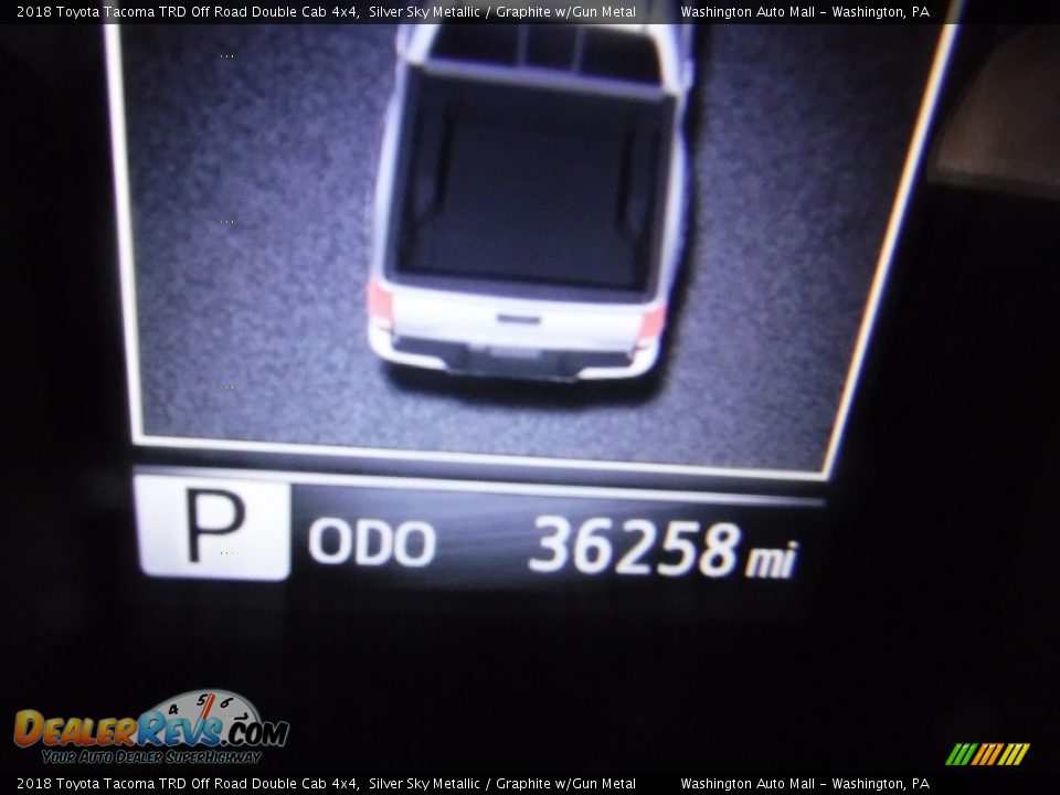 2018 Toyota Tacoma TRD Off Road Double Cab 4x4 Silver Sky Metallic / Graphite w/Gun Metal Photo #30