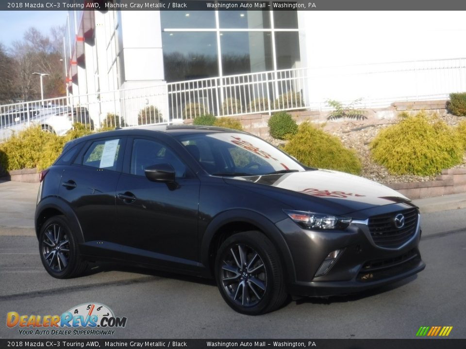 2018 Mazda CX-3 Touring AWD Machine Gray Metallic / Black Photo #1