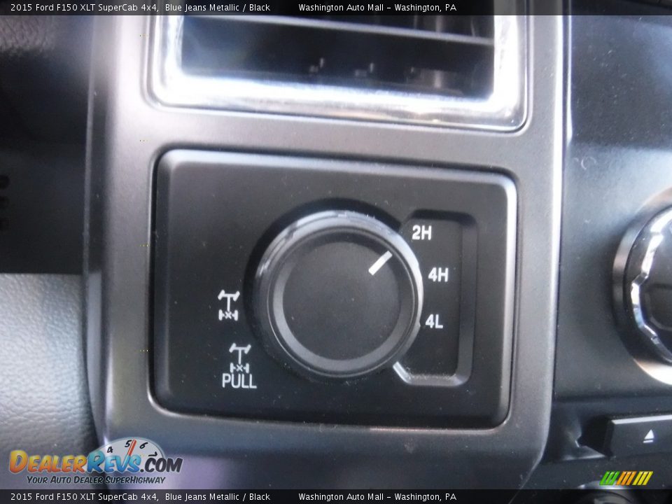 2015 Ford F150 XLT SuperCab 4x4 Blue Jeans Metallic / Black Photo #4