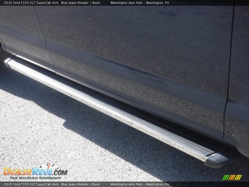 2015 Ford F150 XLT SuperCab 4x4 Blue Jeans Metallic / Black Photo #11