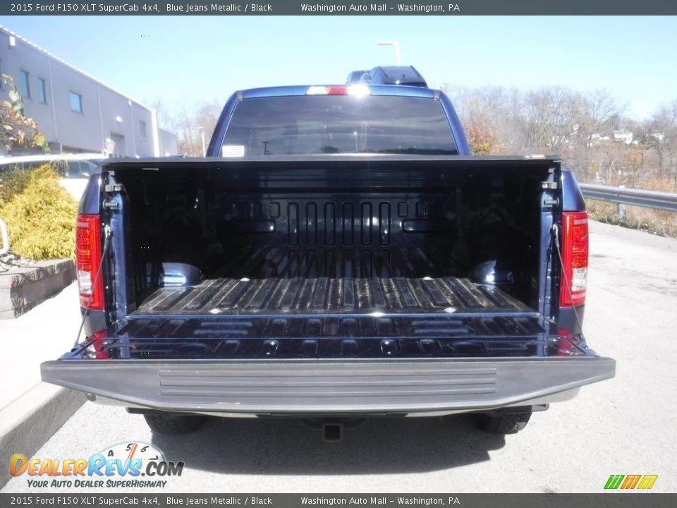 2015 Ford F150 XLT SuperCab 4x4 Blue Jeans Metallic / Black Photo #21