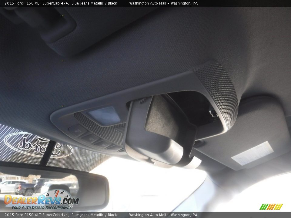 2015 Ford F150 XLT SuperCab 4x4 Blue Jeans Metallic / Black Photo #30