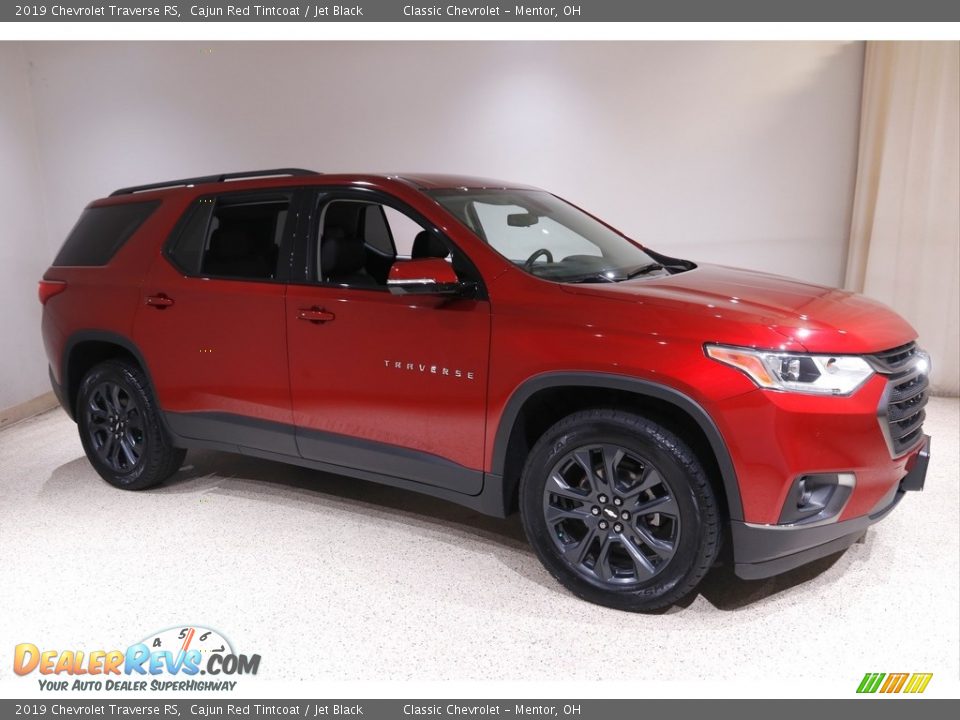 2019 Chevrolet Traverse RS Cajun Red Tintcoat / Jet Black Photo #1