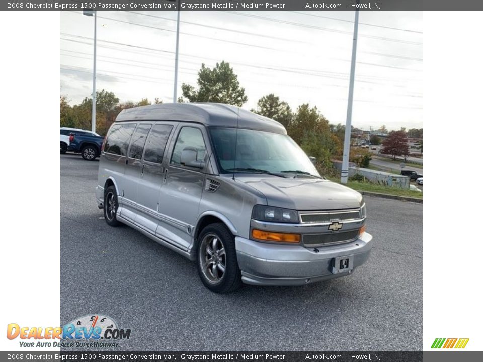 2008 Chevrolet Express 1500 Passenger Conversion Van Graystone Metallic / Medium Pewter Photo #1