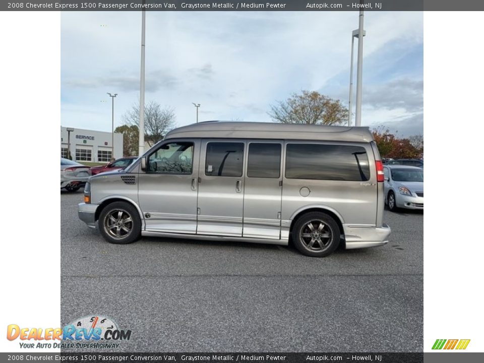 Graystone Metallic 2008 Chevrolet Express 1500 Passenger Conversion Van Photo #2