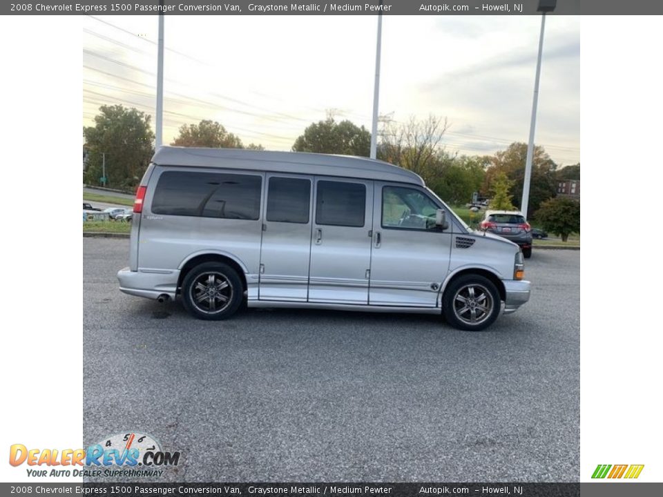 Graystone Metallic 2008 Chevrolet Express 1500 Passenger Conversion Van Photo #3