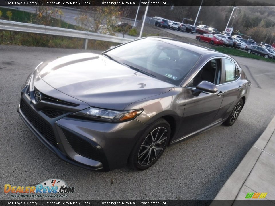 2021 Toyota Camry SE Predawn Gray Mica / Black Photo #12