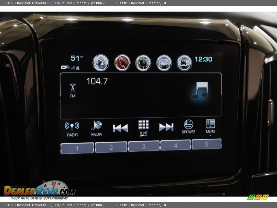 2019 Chevrolet Traverse RS Cajun Red Tintcoat / Jet Black Photo #10