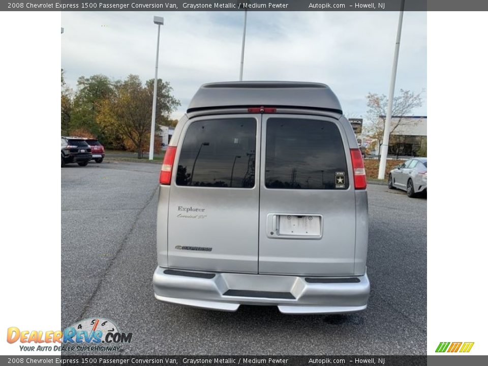 2008 Chevrolet Express 1500 Passenger Conversion Van Graystone Metallic / Medium Pewter Photo #7