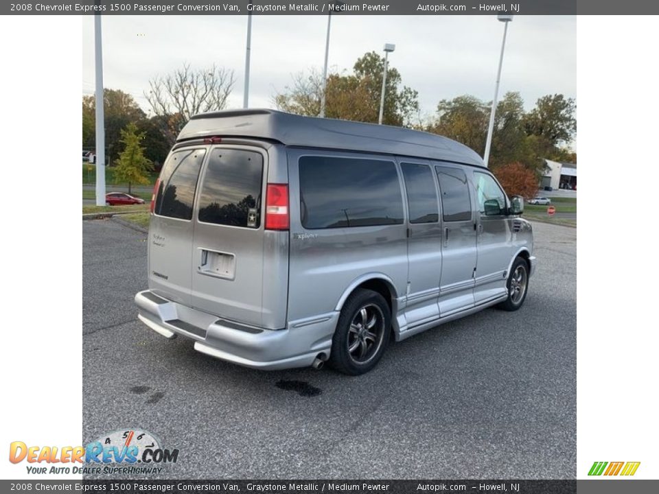 Graystone Metallic 2008 Chevrolet Express 1500 Passenger Conversion Van Photo #8