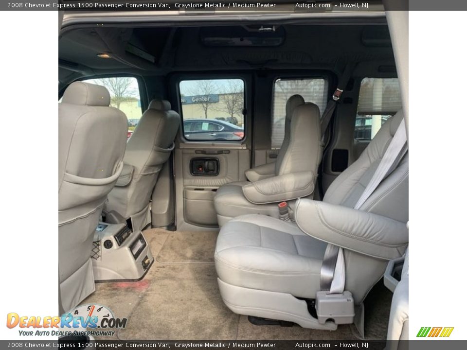 Rear Seat of 2008 Chevrolet Express 1500 Passenger Conversion Van Photo #14