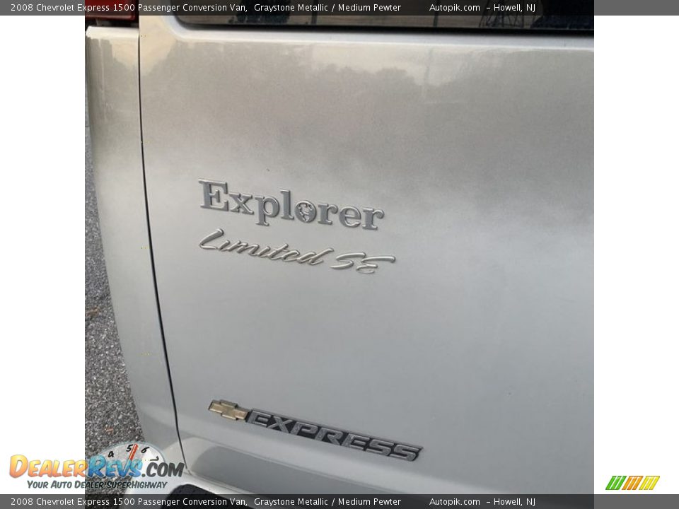 2008 Chevrolet Express 1500 Passenger Conversion Van Graystone Metallic / Medium Pewter Photo #16