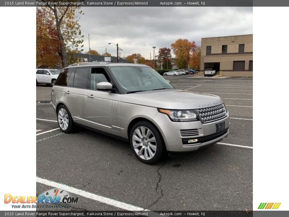 2015 Land Rover Range Rover Supercharged Kaikoura Stone / Espresso/Almond Photo #2