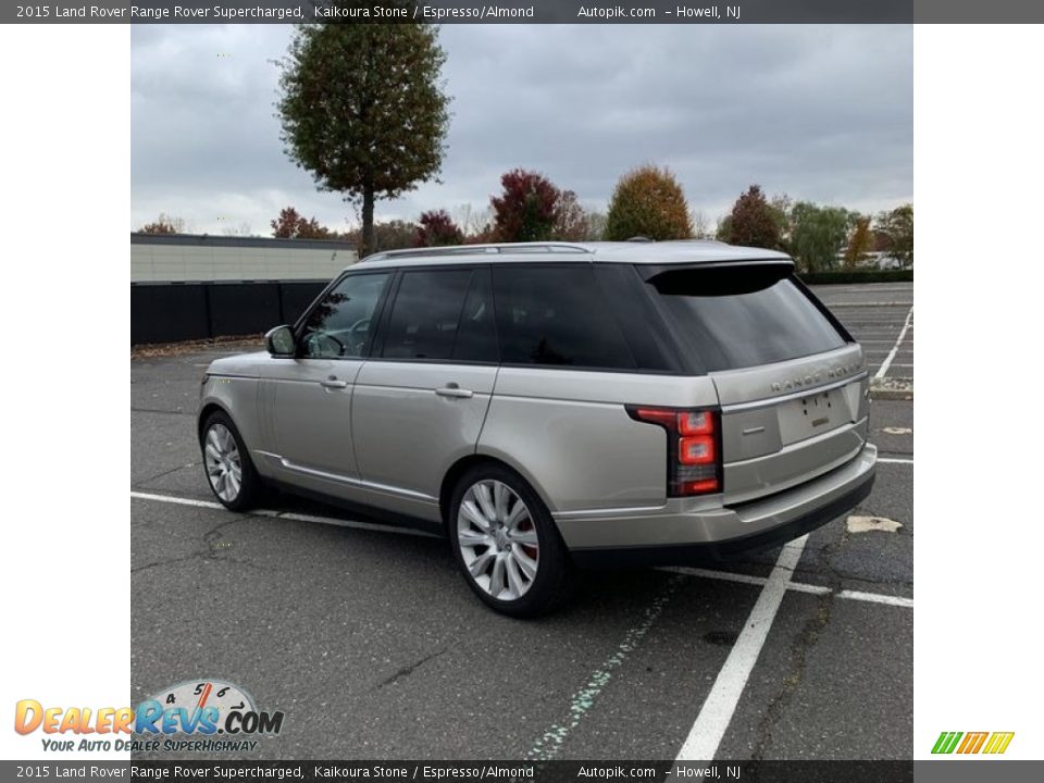 2015 Land Rover Range Rover Supercharged Kaikoura Stone / Espresso/Almond Photo #6