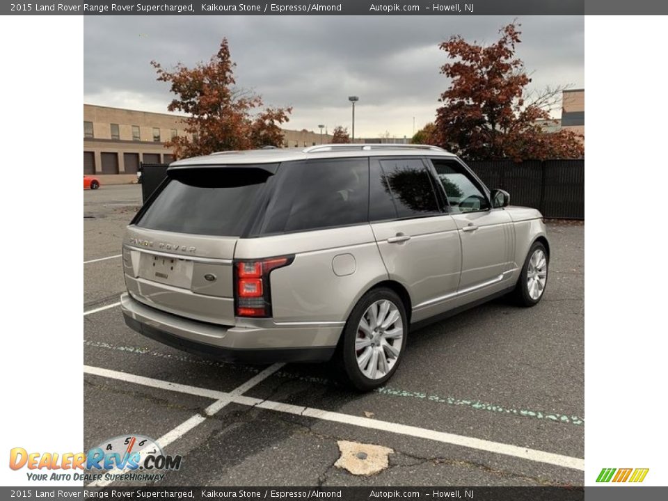 2015 Land Rover Range Rover Supercharged Kaikoura Stone / Espresso/Almond Photo #7