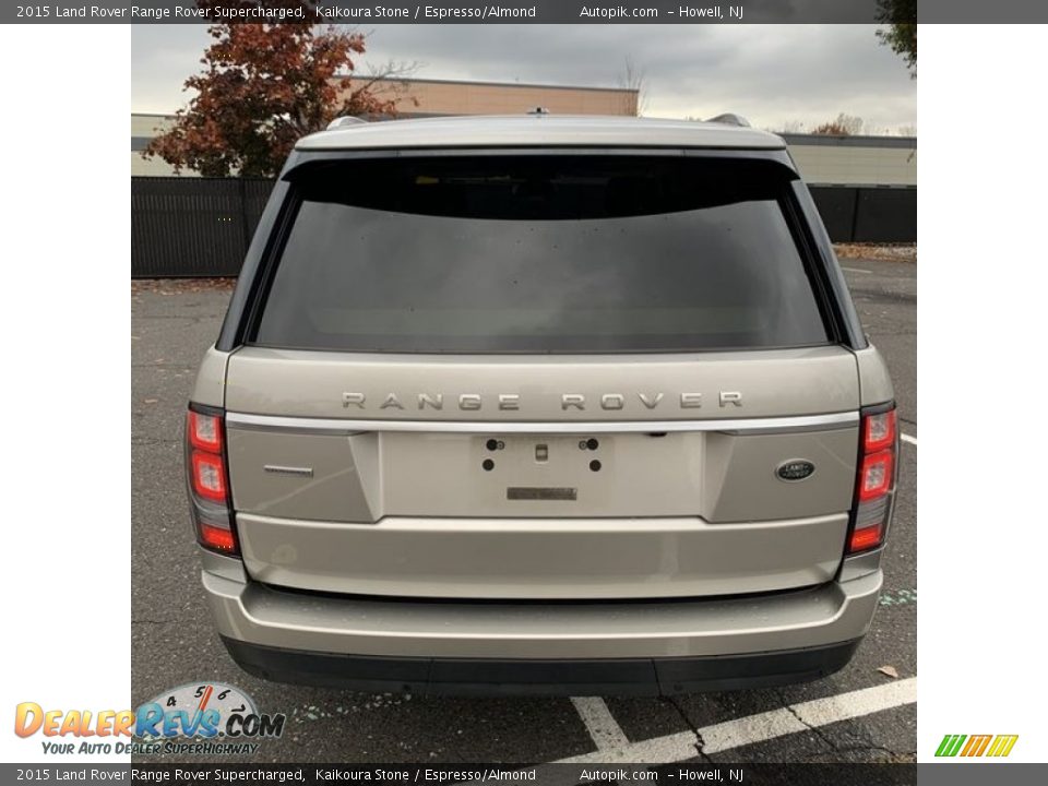 2015 Land Rover Range Rover Supercharged Kaikoura Stone / Espresso/Almond Photo #8