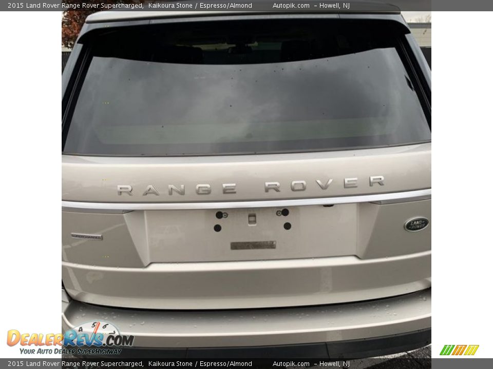 2015 Land Rover Range Rover Supercharged Kaikoura Stone / Espresso/Almond Photo #9