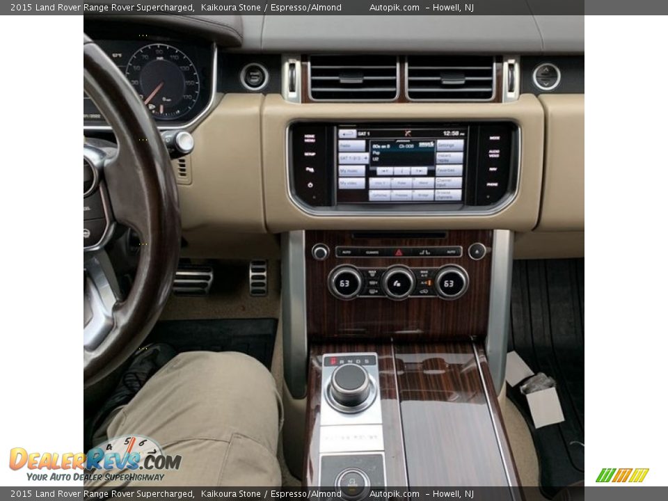 2015 Land Rover Range Rover Supercharged Kaikoura Stone / Espresso/Almond Photo #12