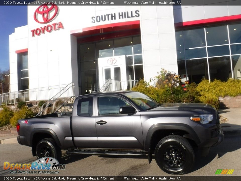 2020 Toyota Tacoma SR Access Cab 4x4 Magnetic Gray Metallic / Cement Photo #2